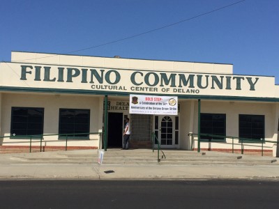 Where it all began on Saturday: The Filipino Community Cultural Center of Delano.