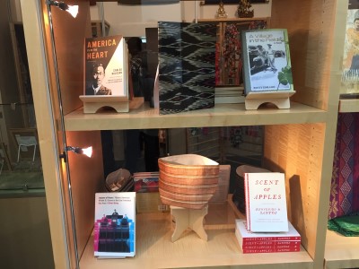 Honored to be among the classics by Carlos Bulosan and Bienvenidos Santos in the Asian Art Museum shop's storefront window by the entrance.