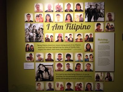 One room is dedicated to Filipino Americans.