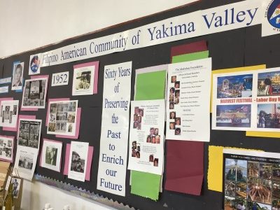 The Filipino Community Hall had a nice display of FACYV achievements through the years.